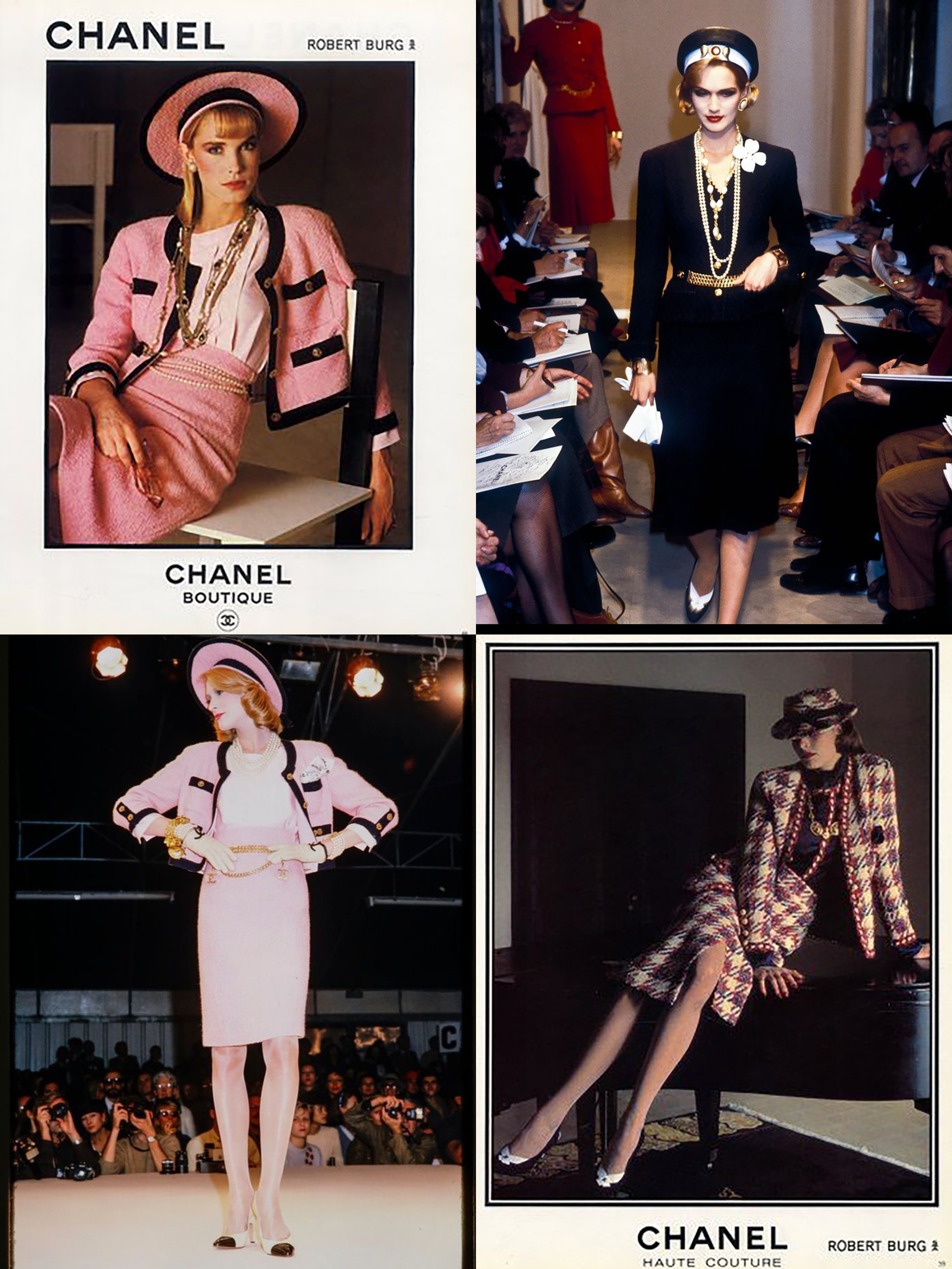シャネル　1990年代　コレクションカタログなど シャネル1989-1990年秋冬カタログ